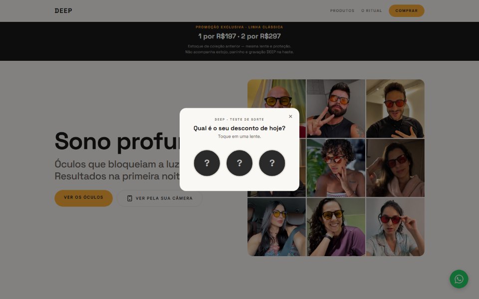 E-commerce DEEP, do Selva Club